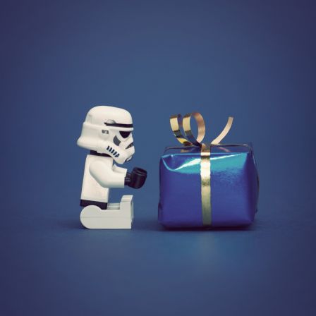 "J'ai trouvé ma carte de Noël"
